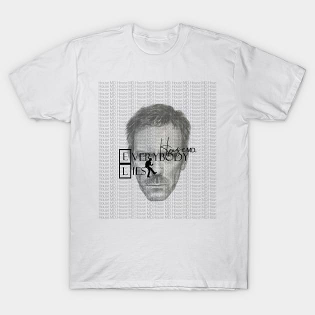 Dr House (House MD.) T-Shirt by FunnyBearCl